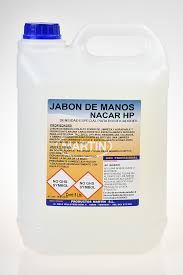 GEL DE MANOS NACARADO 5 LITROS**-