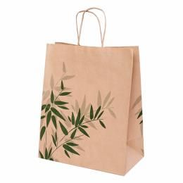 BOLSA ASAS KRAFT 26+14X32 CM 250 UNIDADES(I)-