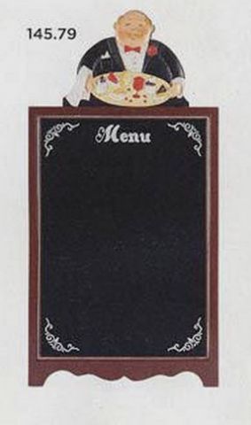 CARTEL PIZARRA “MENU” MURAL 122X60 *-