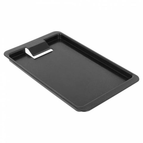 PLATO DE CAMBIO RECTANG. ABS CON PINZA 20X12 cm *-