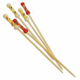 PICKS PERLA COLOR ROJO 100 UNIDADES*-