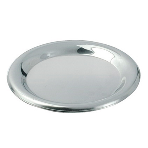 PLATO DE CAMBIO ACERO REDONDO 14 cm *