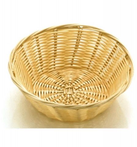 CESTA PANERA REDONDA RATTAN 21X6 cm *-