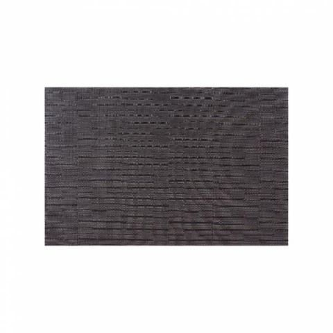 MANTEL INDIVIDUAL PVC 45X30 NEGRO*-