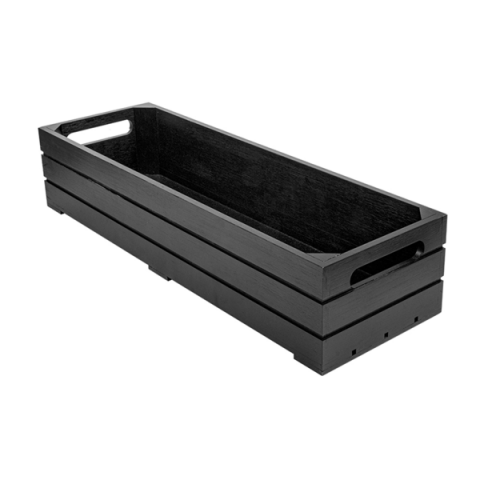 CAJA MADERA GN 2/4 H10 COLOR NEGRO