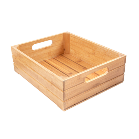 CAJA MADERA GN 1/2 H10 COLOR MADERA*