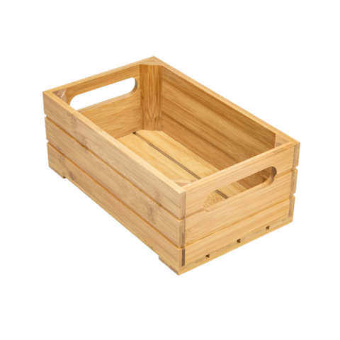 CAJA MADERA GN 1/4 H10 COLOR MADERA*