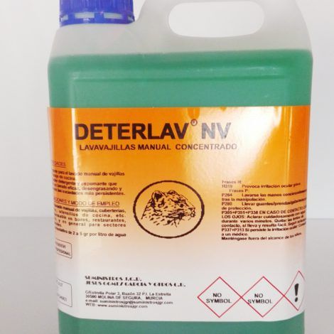 LAVAVAJILLAS MANUAL DETERLAV 5 LITROS**-