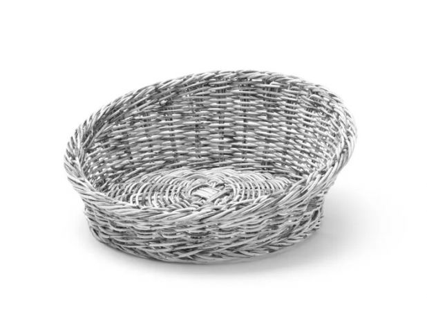 CESTA DE PAN REDONDEADA GRIS ø310x(H)120