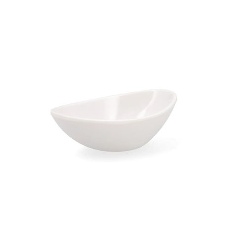 BOWL OVAL MELAMINA BLANCO 9,8X6,2X2,8 cm