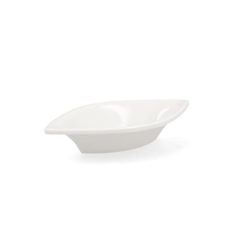 BOWL DE MELAMINA OVAL BLANCO 11,7 x 6,8 x 2 cm 