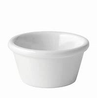 RAMEKIN LISO MELAMINA BLANCO  6 x 3,5 cm  *-