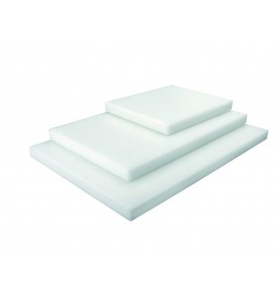 TABLA CORTE POLIETILENO 53x32,5x3 cm BLANCO*-