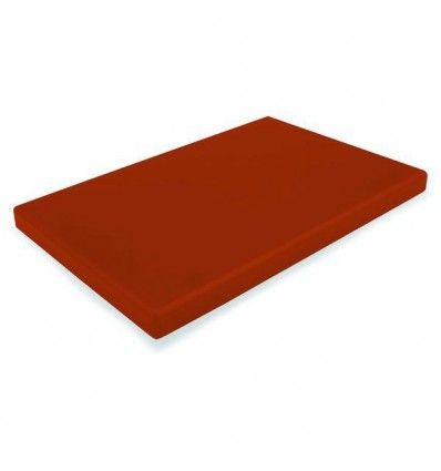 TABLA CORTE POLIETILENO 32,5x26,5x2 cm MARRON*-