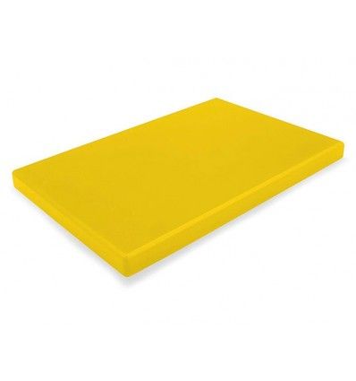 TABLA CORTE POLIETILENO 32,5x26,5x2 cm AMARILLO-