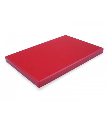 TABLA CORTE POLIETILENO 53x32,5x2 cm ROJO*-