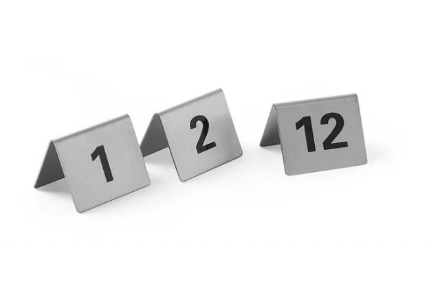 NUMEROS DE MESA 1-12 * -