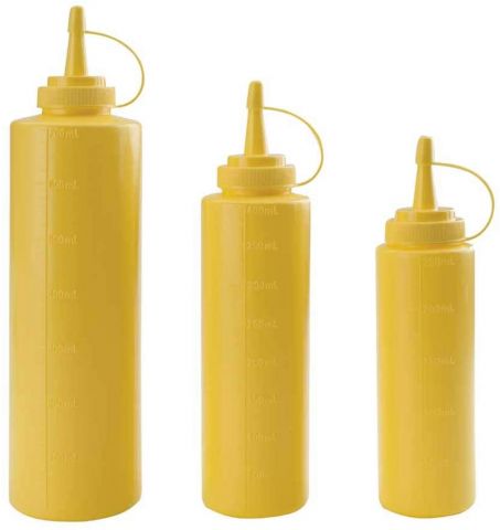 BIBERON 400 ML AMARILLO LACOR CON TAPON*-