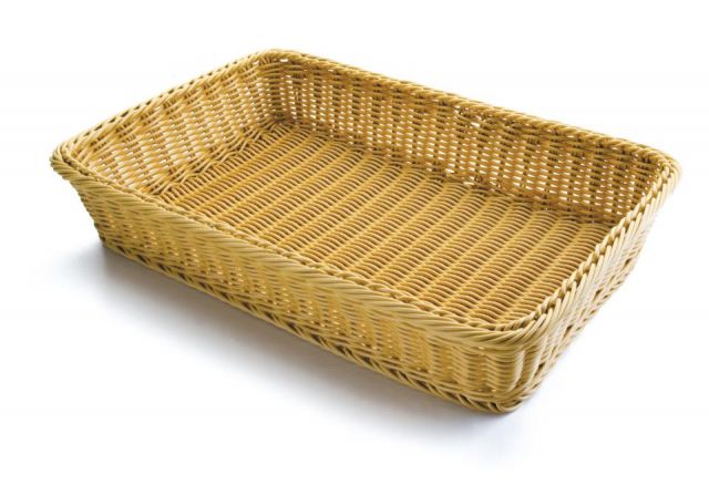 CESTA PANERA RATTAN PARA BUFFET 53x33,5x9 cm *-