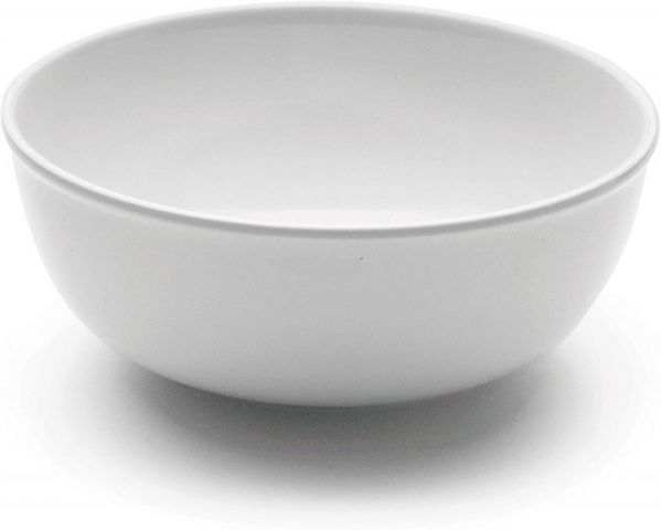 BOWL DE MELAMINA REDONDO BLANCO 28 x 10 cm-