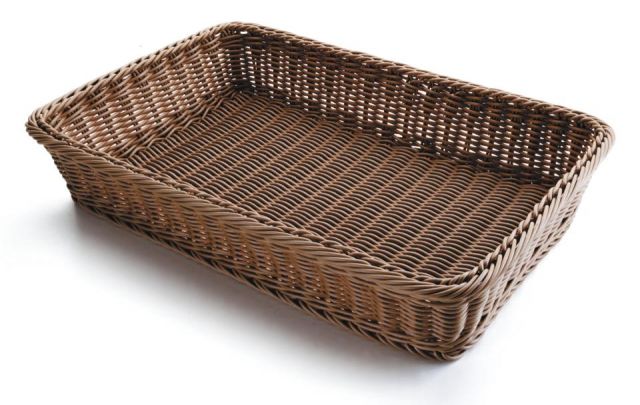 CESTA PANERA RATTAN PARA BUFFET 53x33,5x9 cm * -x