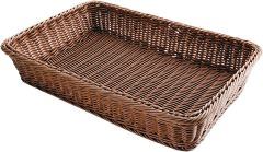 CESTA PANERA RATTAN PARA BUFFET 53x33,5x9 cm * -x