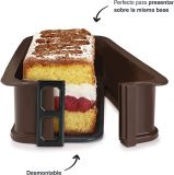 MOLDE SILICONA DESMONTABLE CAKE 26x10x7 cm  *-