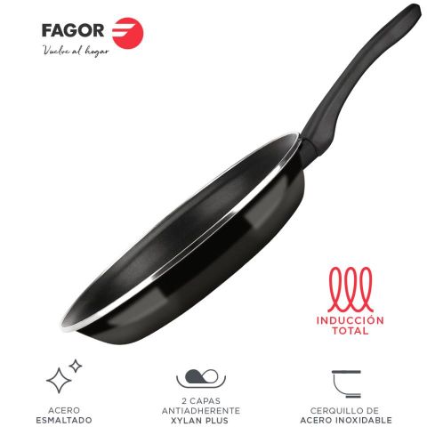 SARTEN PARA APARTAMENTOS FAGOR 26 cm NEGRO-