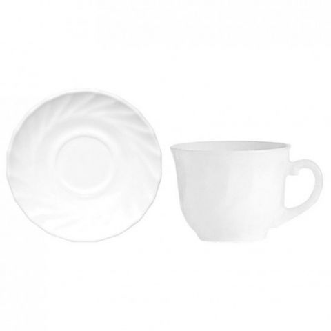 TAZA DESAYUNO TRIANON 22 CL+PLATILLO 6 UDS-