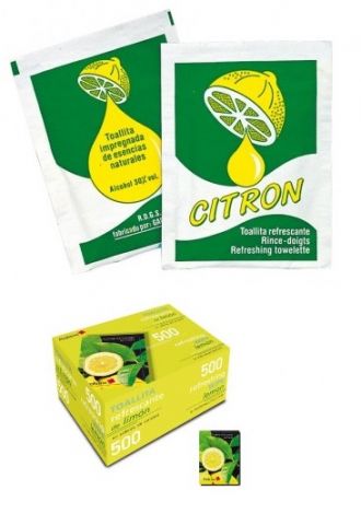 TOALLITA REFRESCANTE DE LIMON 1000 UNIDADES(I)