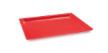 FUENTE RECT. MELAMINA ROJO 32,5 x 26,5 x 2 cm