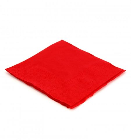 SERVILLETAS P&P 20X20 ROJO 100 UNIDADES(I)-